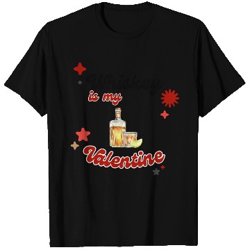 Discover Whiskey Lover's Valentine's Design T Shirts
