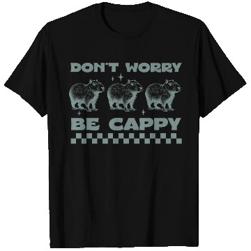 Discover Don't Worry, Be Cappy - Funny Capybara Design T Shirts
