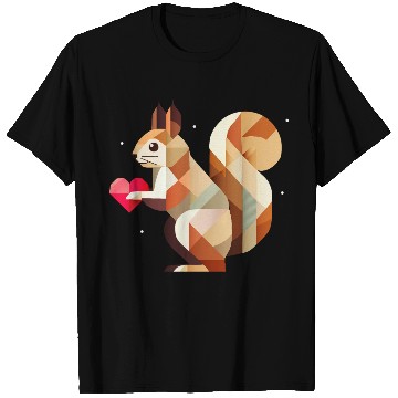 Discover Squirrel with heart - loving for Valentine's Day T Shirts