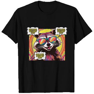 Discover A Psychedelic Trash Advocate Raccoon T Shirts
