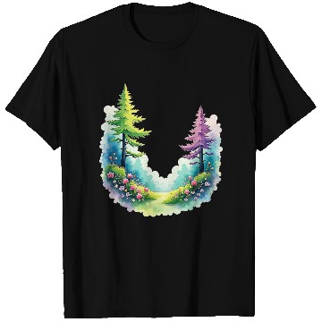 Discover Vibrant Watercolor Dreams T Shirts