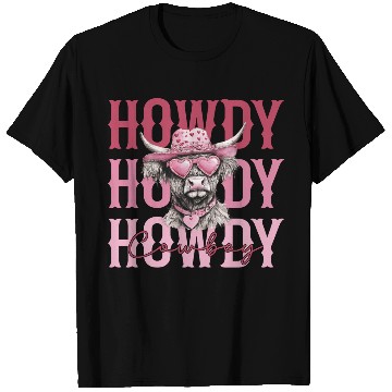 Discover Highland cow - Howdy Cowboy T Shirts
