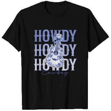 Discover Howdy Cowboy Guitar T Shirts