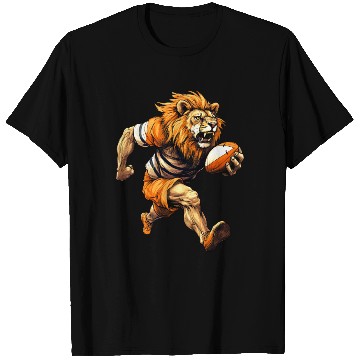 Discover Lion rugby player T Shirts