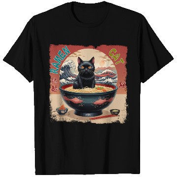 Discover Ramen Cat T Shirts
