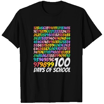 Discover 100 days of school Math Numbers 100th Days Of Scho T Shirts