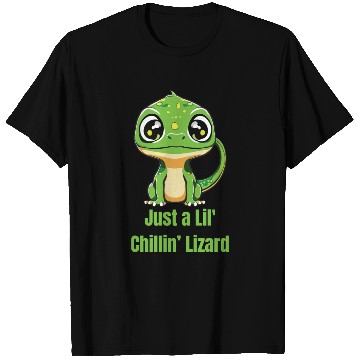 Discover Just a Lil' Chillin’ Lizard T Shirts