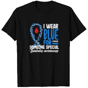 Discover Diabetes Type 1 Awareness Wear Blue Support T Shirts