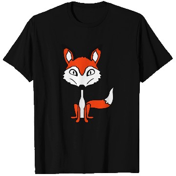 Discover Fox Evil Look Dangerous Crazy Wild Animal Fun Face T Shirts