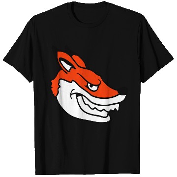 Discover Fox Evil Look Dangerous Crazy Wild Animal Fun Face T Shirts