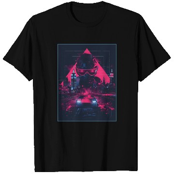 Discover Man Retro Car City Vaporwave Synthwave 90s T Shirts