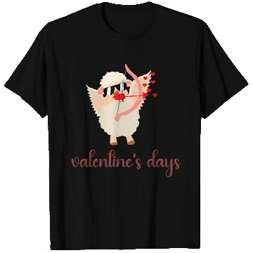 Discover valentine s days llama T Shirts