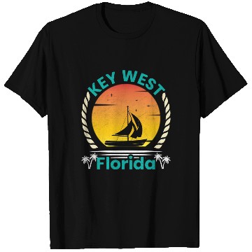 Discover KEY-WEST FLORDIA Sailing West Keys Sailing Outfit T Shirts