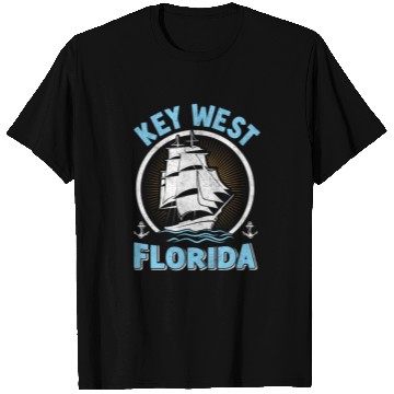 Discover KEY-WEST FLORDIA Sailing West Keys Sailing Outfit T Shirts