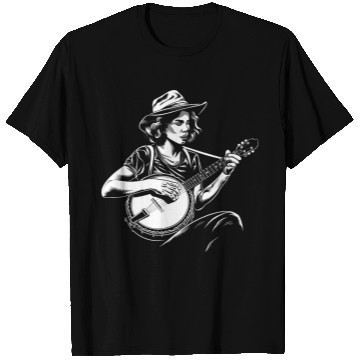 Discover Banjo Boy Sketch T Shirts