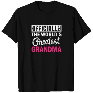 Discover Officially the world s greatest grandma productor T Shirts