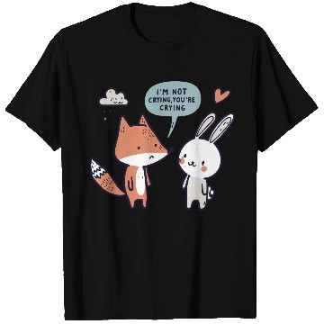 Discover Valentine's "I'm Not Crying" Design - Funny egyape T Shirts