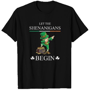 Discover Let The Shenanigans Begin Clovers St Patrick's Day T Shirts