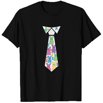 Discover Rabbit And Bunny Happy Easter Funny Tie T Shirts