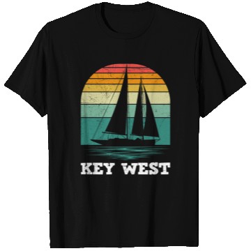Discover KEY-WEST FLORIDA Sailing Sunshine-State West Keys T Shirts