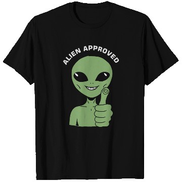 Discover Alien Approved Retro Sci-Fi T Shirts