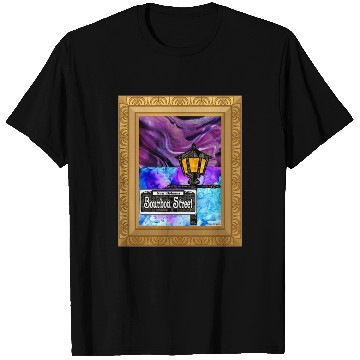 Discover Purple Framed Bourbon Street Lamp Post T Shirts