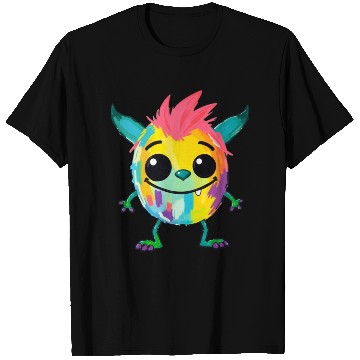 Discover Colorful Monster Art - Cute & Playful Character T Shirts
