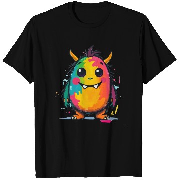 Discover Colorful Monster Art - Cute & Playful Character T Shirts
