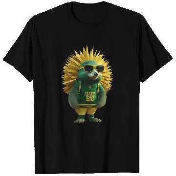 Discover Green and Gold Echidna 3 T Shirts