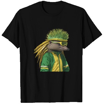 Discover Green and Gold Echidna 2 T Shirts