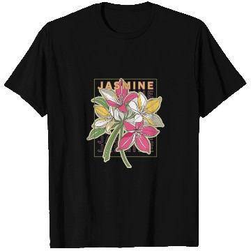 Discover JASMINE Floral Bliss. Flower Aesthetics T Shirts
