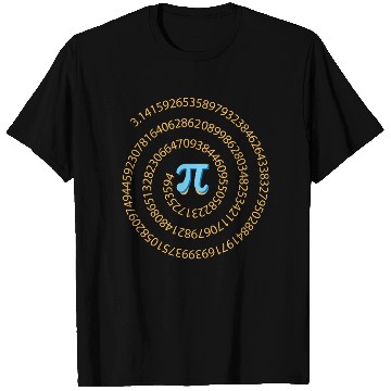 Discover Funny Pi Day Spiral Pi Math for Pi Day 3.14 T Shirts