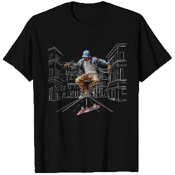 Discover skateboarding T Shirts