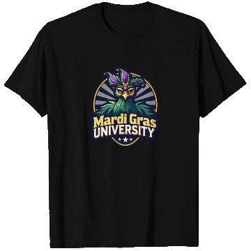Discover Mardi Gras University Peacock Women's Mardi Gramas T Shirts