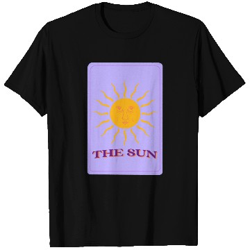Discover The Sun, Aesthetic Tarot Cards T Shirts