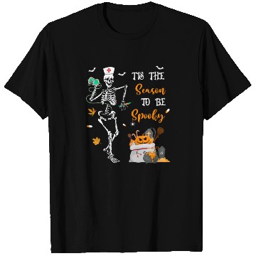 Discover Tis The Season To Be Spooky Nurse T Shirts