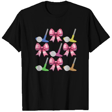 Discover Coquette Bow Mini Golf Golfer Mothers Day T Shirts