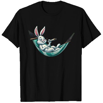Discover Relaxed Bunny: Hammock Life T Shirts