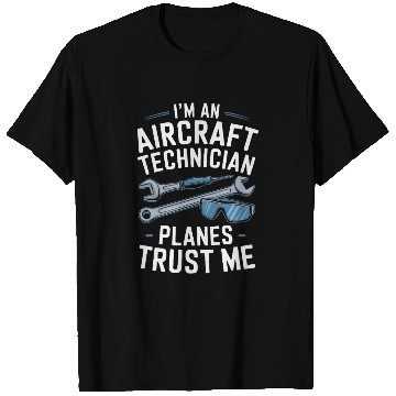 Discover Aircraft Technician Avionics Maintenance Airport T Shirts