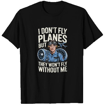 Discover Aircraft Technician Avionics Maintenance Airport T Shirts