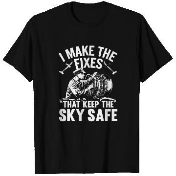 Discover Aircraft Technician Avionics Maintenance Airport T Shirts