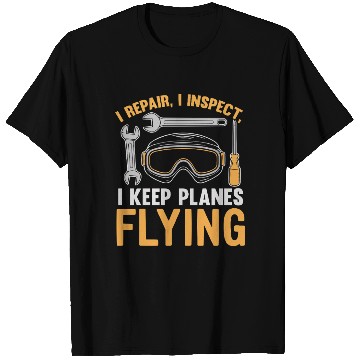 Discover Aircraft Technician Avionics Maintenance Airport T Shirts