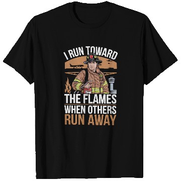 Discover Airport Firefighter Fire Rescue Fireman Firewoman T Shirts