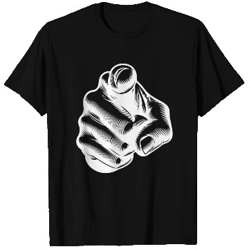 Discover Classic Iconic Finger Pointing Hand Gesture T Shirts