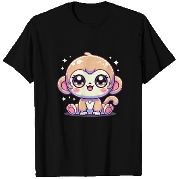 Discover Super Cute Kawaii Baby Monkey T Shirts