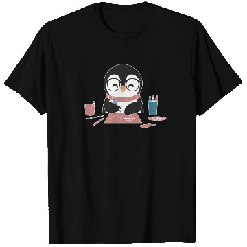 Discover Crafting Hobby Penguin Art Fun T Shirts