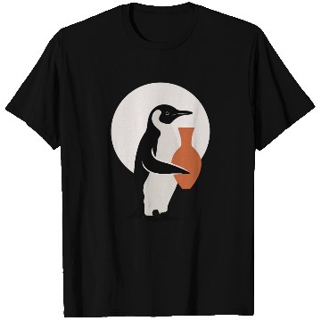 Discover Penguin Embrace Pottery Magic Scene T Shirts