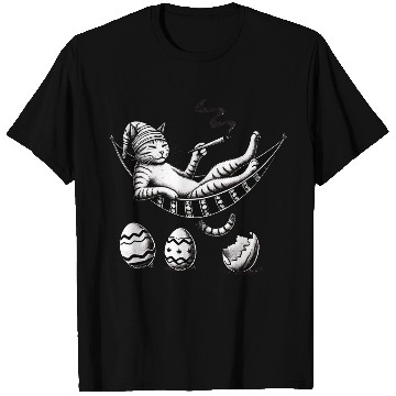 Discover Easter Cat Chill Mode T Shirts