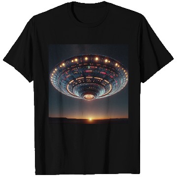 Discover Alien spaceship T Shirts