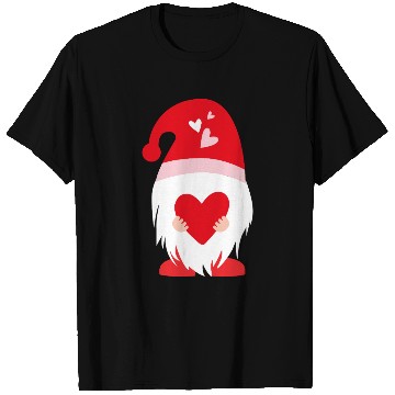 Discover Valentine Gnome Holding a Heart T Shirts